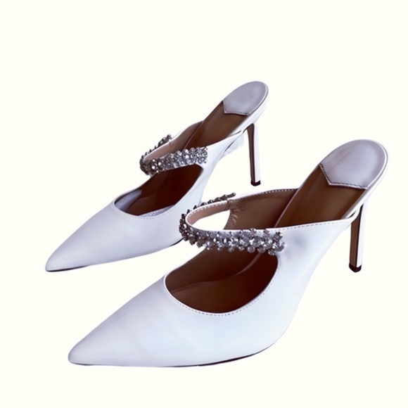 Shimmering Stellar Mules: Glamorous Size‎ 9 Heels - Picture 2 of 5